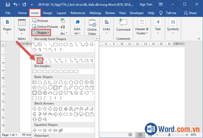 CÁCH GROUP CÁC ĐỐI TƯỢNG HÌNH ẢNH TRONG WORD 2019