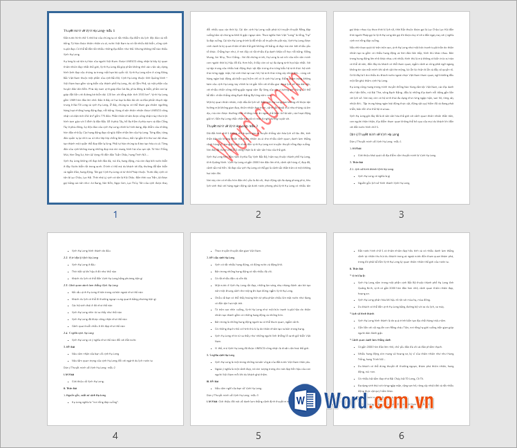 Thực hiện cách tạo watermark cho 1 trang trong Word