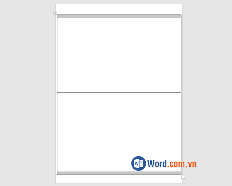 Điều chỉnh kích thước các ô trong bảng bằng cách kéo kích thước chiều ngang, dọc