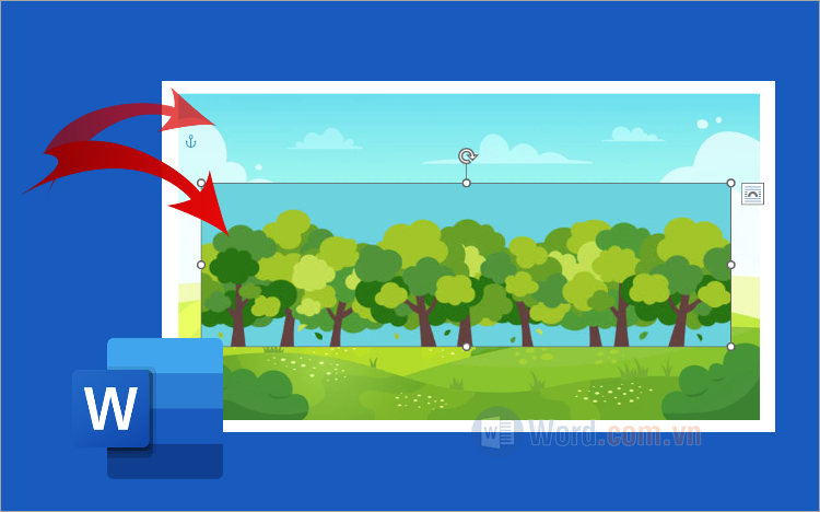 Cách chèn hình ảnh lên hình ảnh trong Word