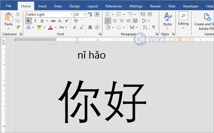 Cách gõ tiếng Trung trong word dễ dàng