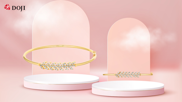 Lắc tay vàng kiềng đơn giản